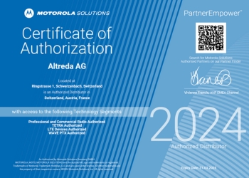 Zertifizierung von Motorola Solutions